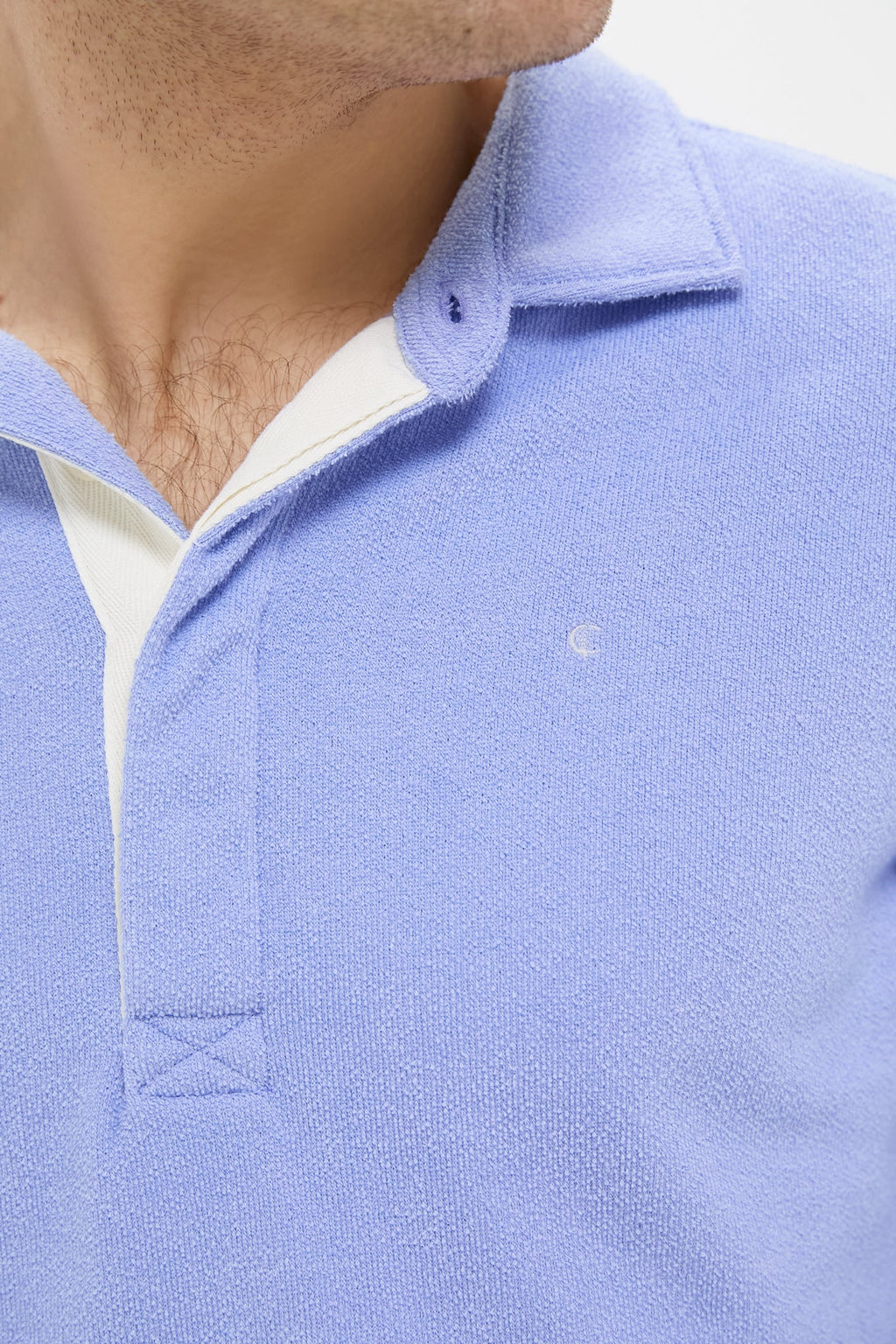 Men's Terry Collared Sweatshirt