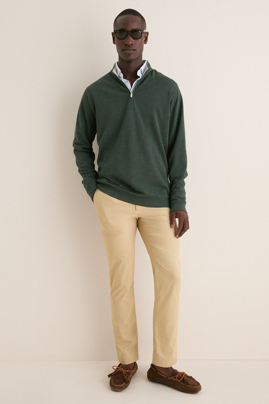 Men's Green Comfort Pullover