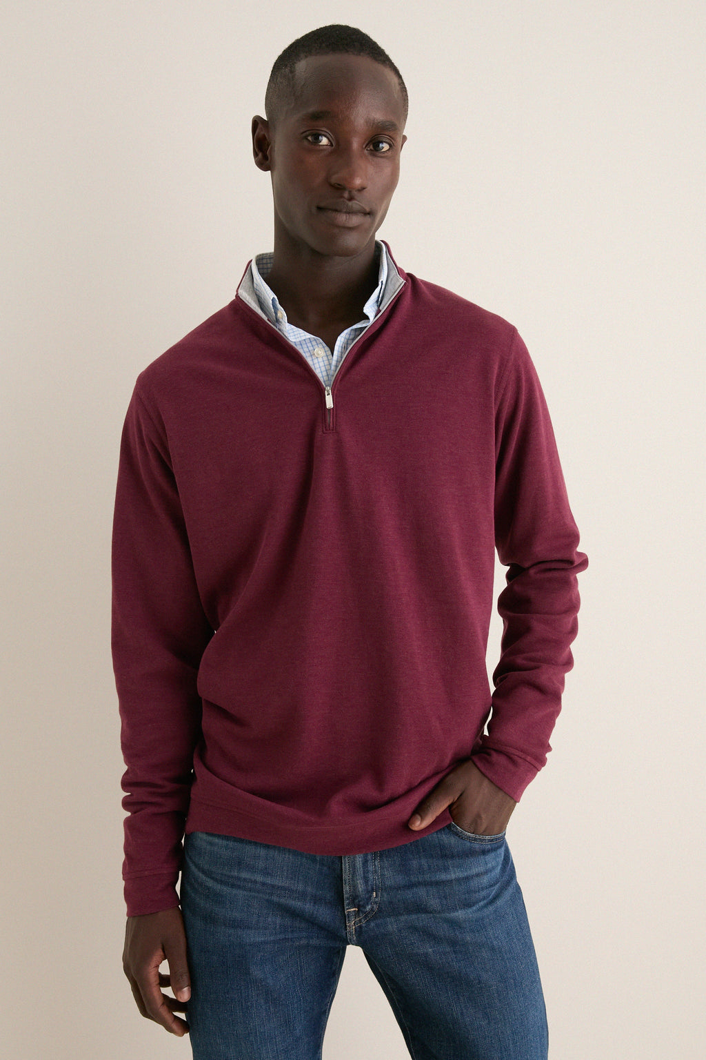 Men's Bordeaux Pullover