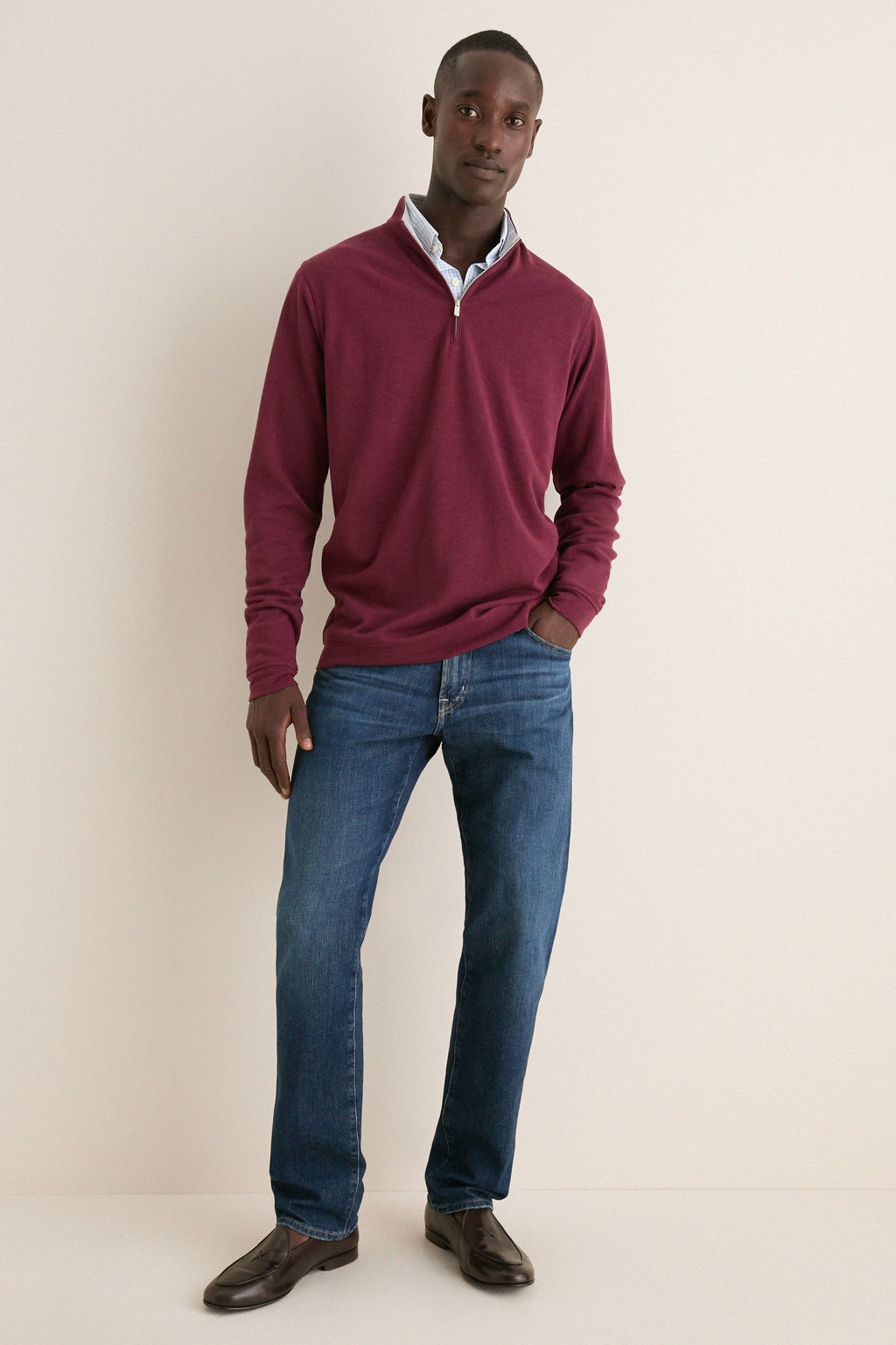Men's Bordeaux Pullover
