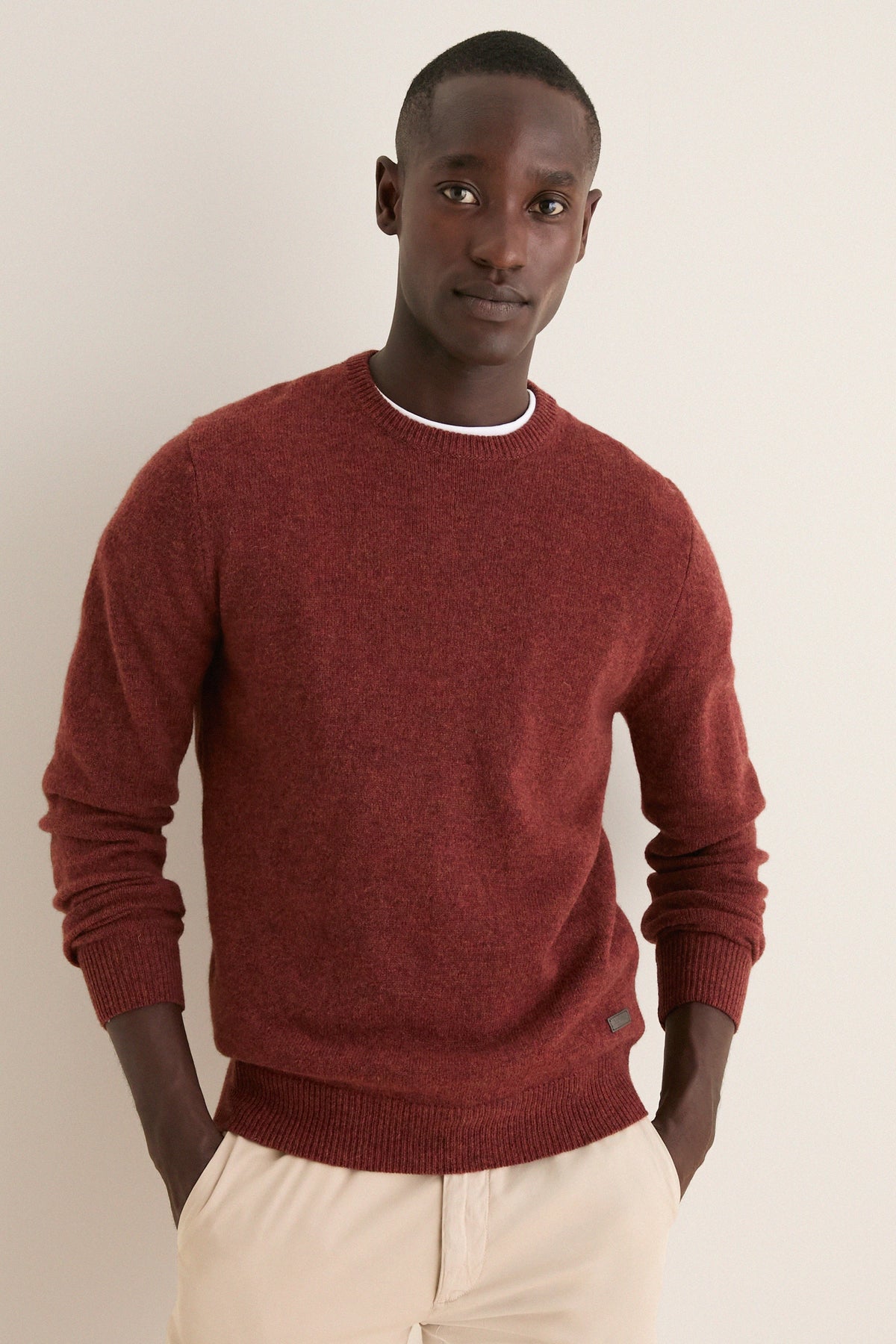 Men's Russet Crewneck Sweater