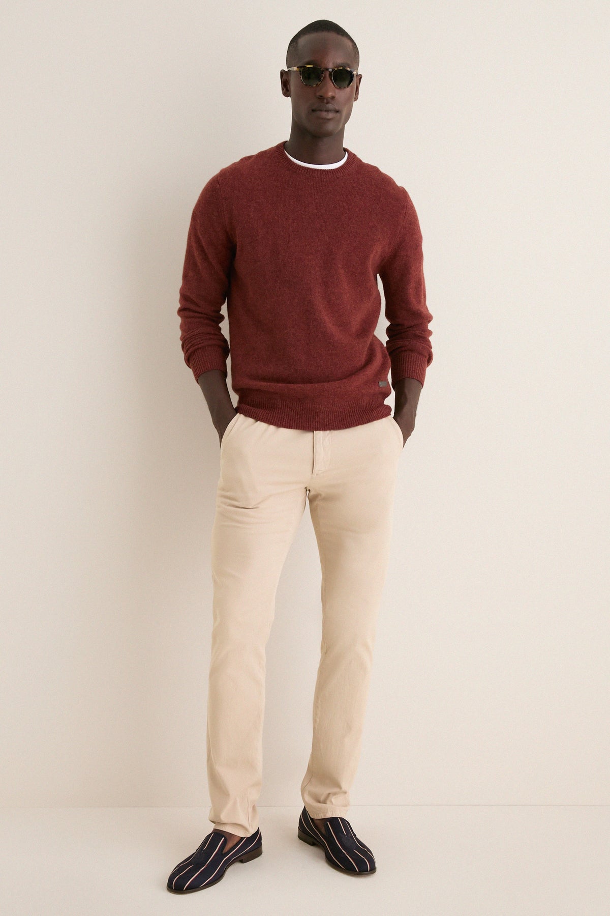 Men's Russet Crewneck Sweater