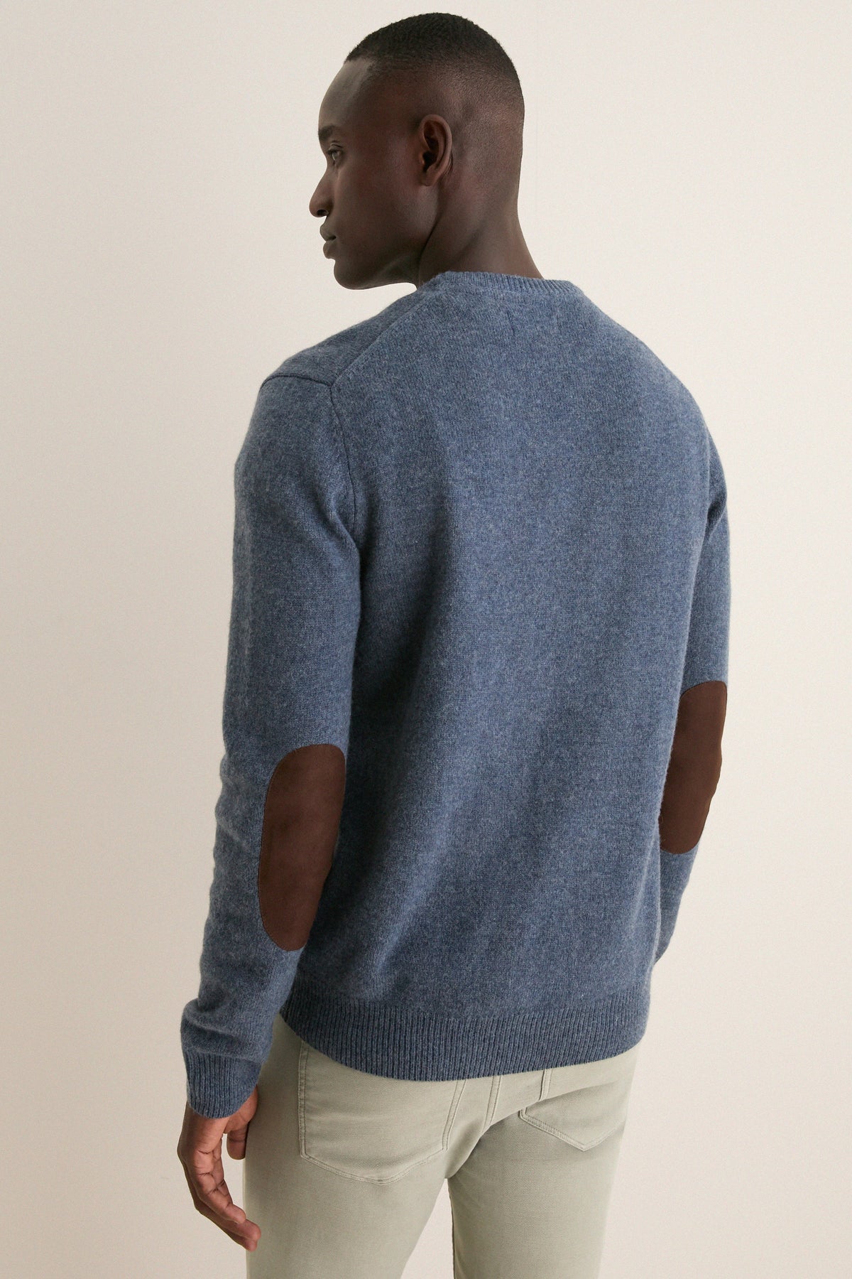 Men's Dark Indigo Crewneck Sweater