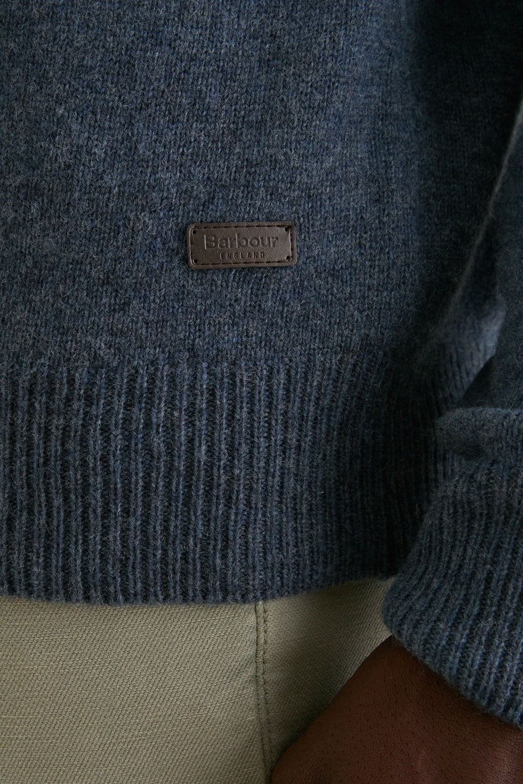 Men's Dark Indigo Crewneck Sweater