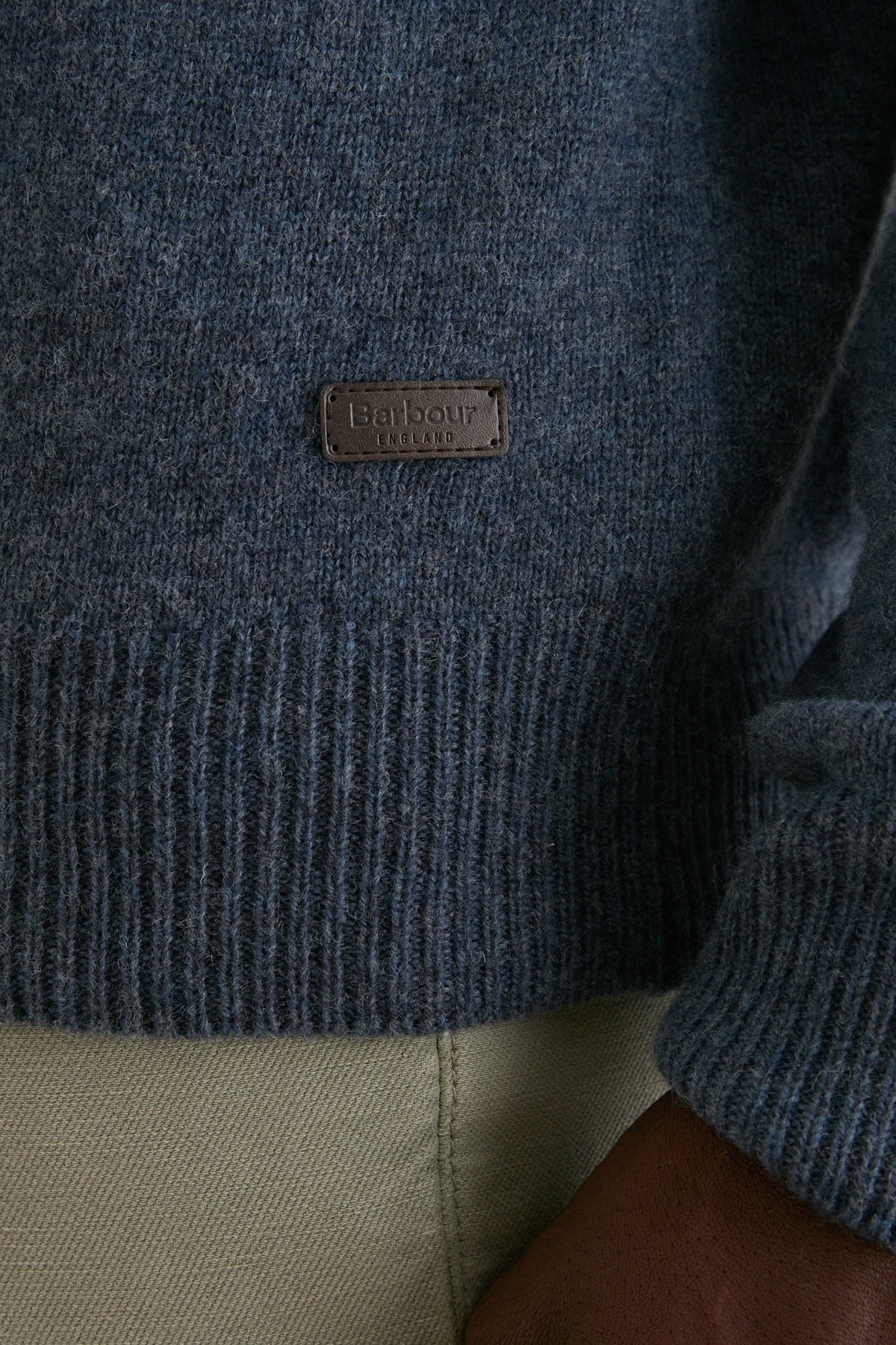 Men's Dark Indigo Crewneck Sweater
