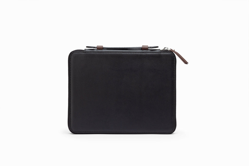 iPad Case Black open view showing interior lining and protection