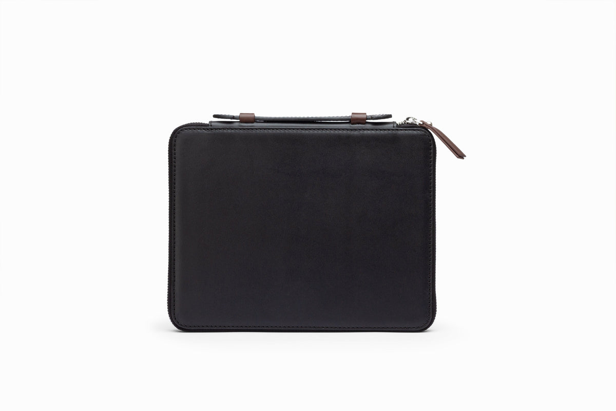 iPad Case Black open view showing interior lining and protection