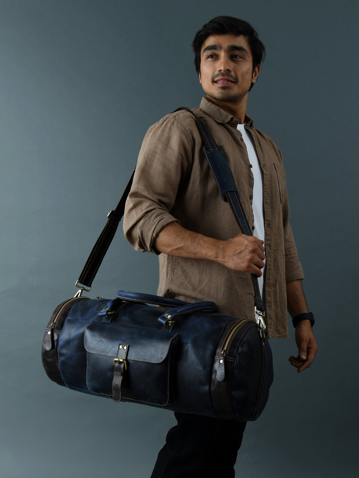 Blue Premium Duffel
