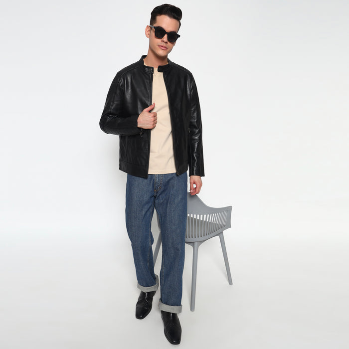 Urban Black Leather Jacket