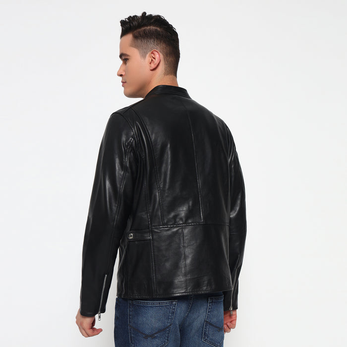 Prime Black Biker's Men Jacket