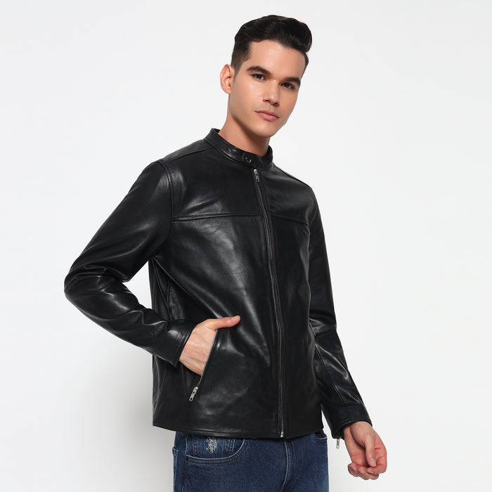 Prime Black Biker's Men Jacket