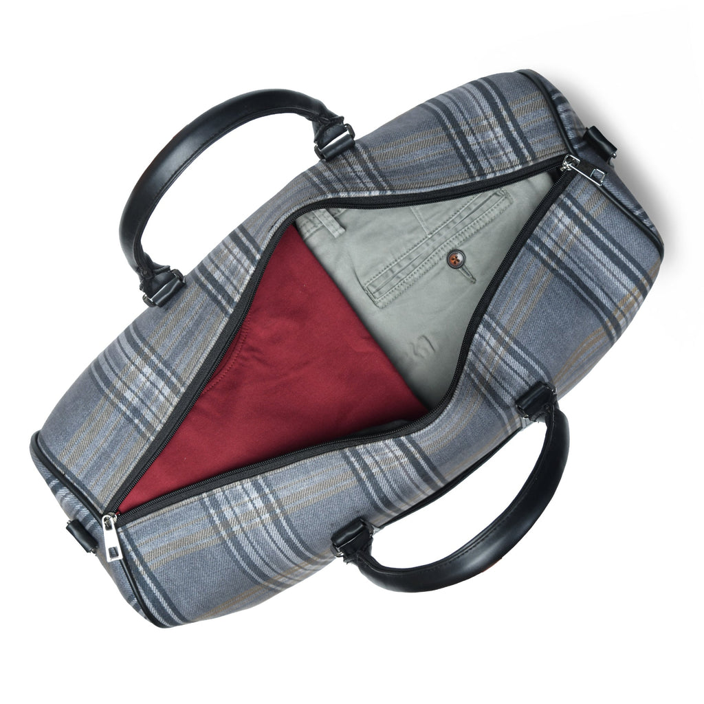 The Highlander Plaid Duffel Bag