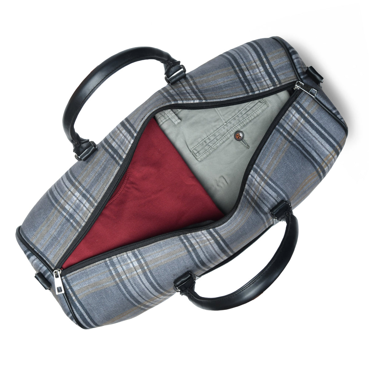 The Highlander Plaid Duffel Bag