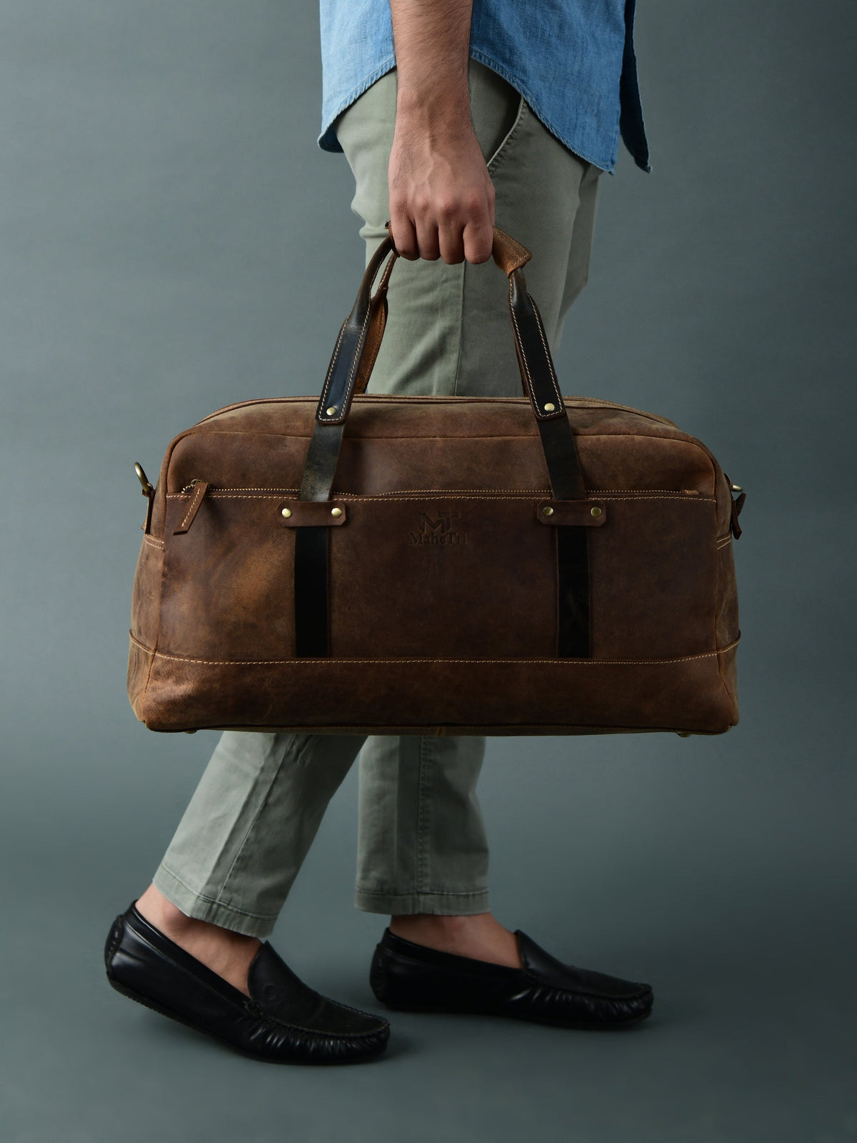Espresso Elegance Carry on Duffel