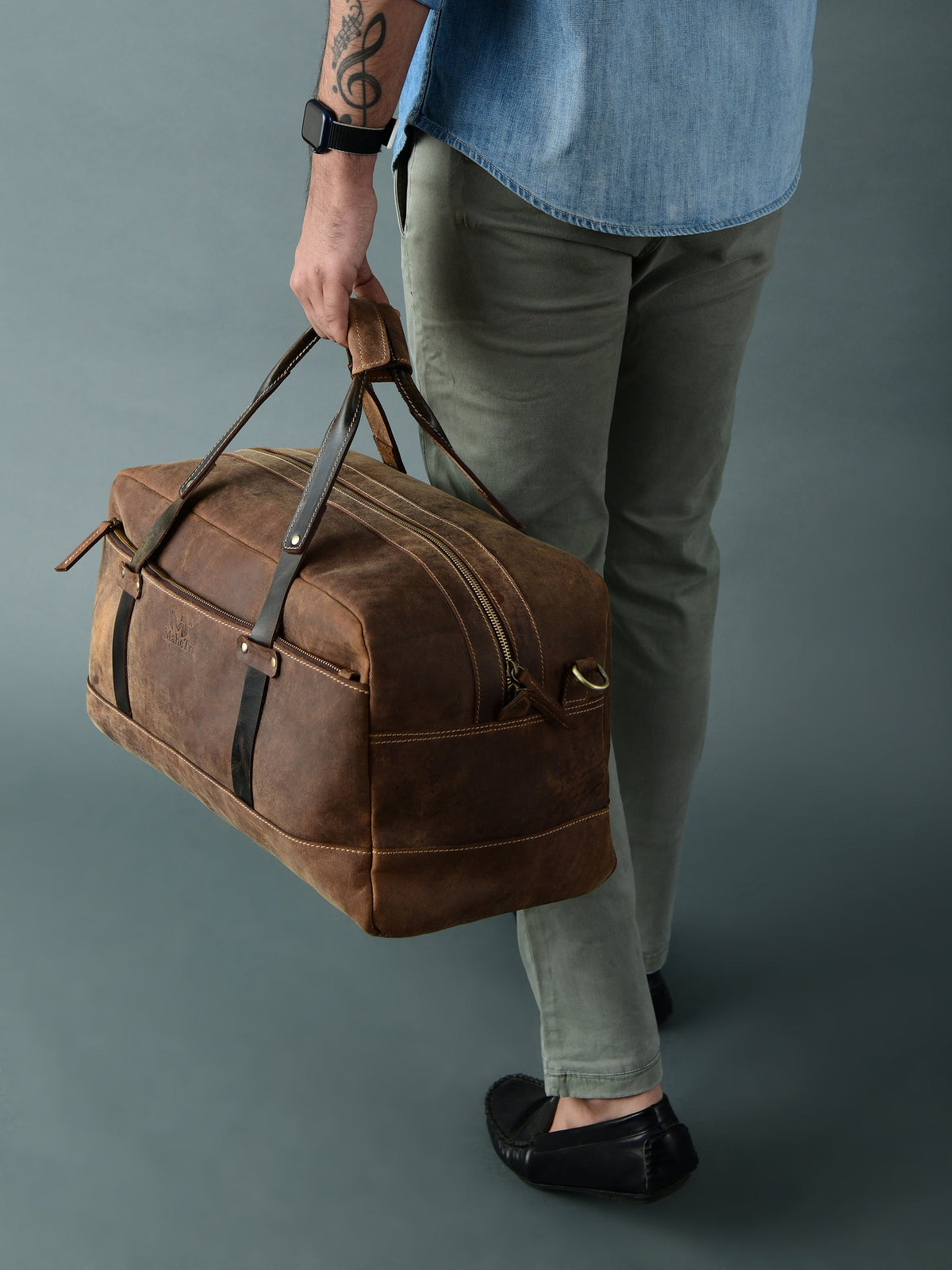 Espresso Elegance Carry on Duffel