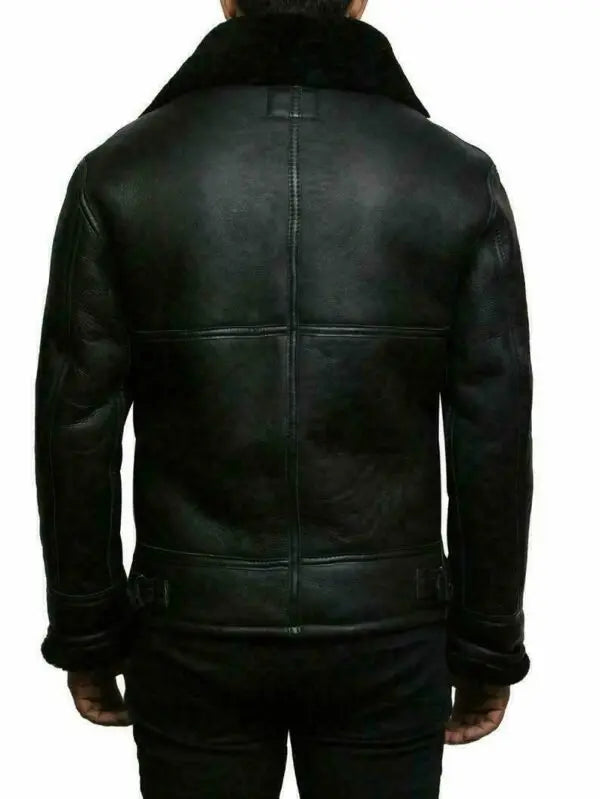 Asher Men's Zip-up Design Lining High Collar Jacket, side view