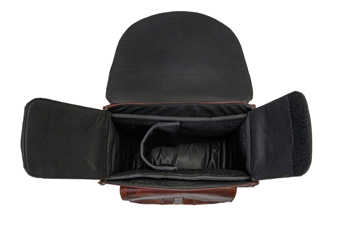 Buy Small Leather Camera Bag from Classy Leather Bags