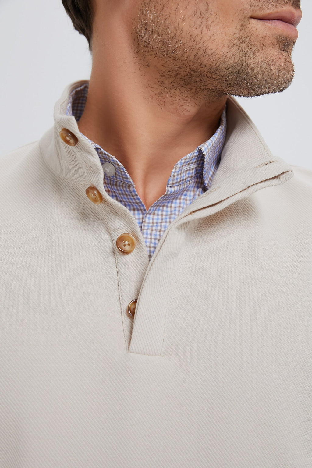 Men's Khaki Pullover