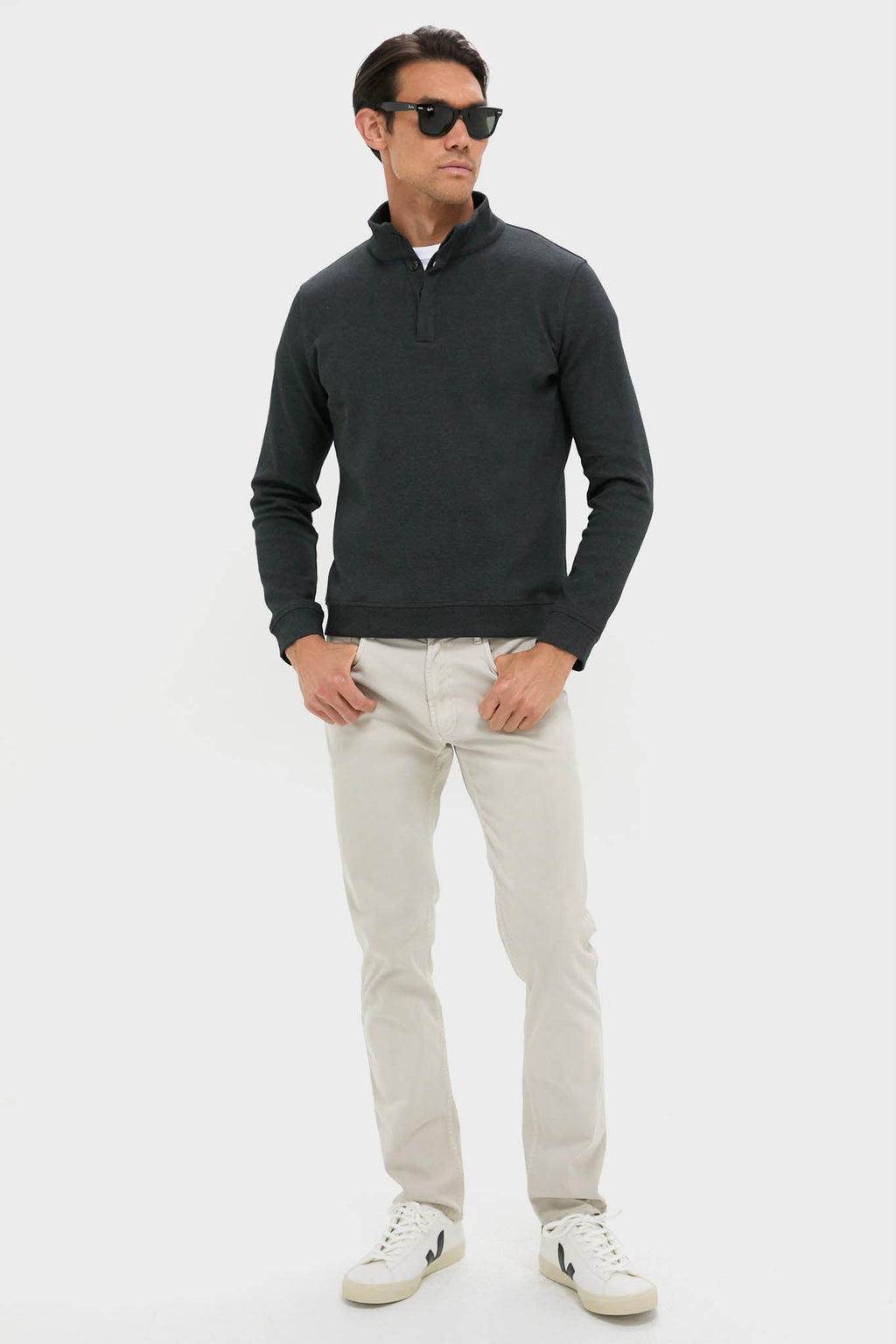 Men's Heather Gray Pullover