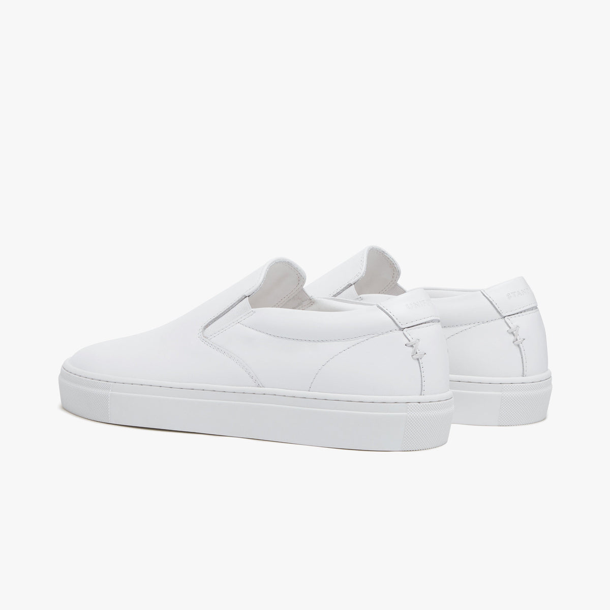 Triple White Leather Sneaker – Style P003