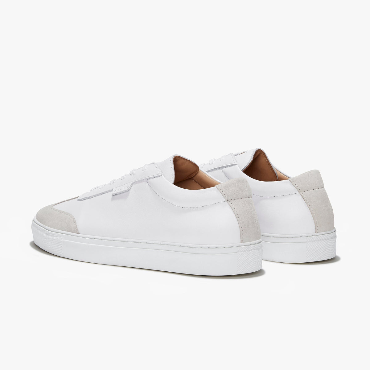 White Suede Sneaker – Style P004