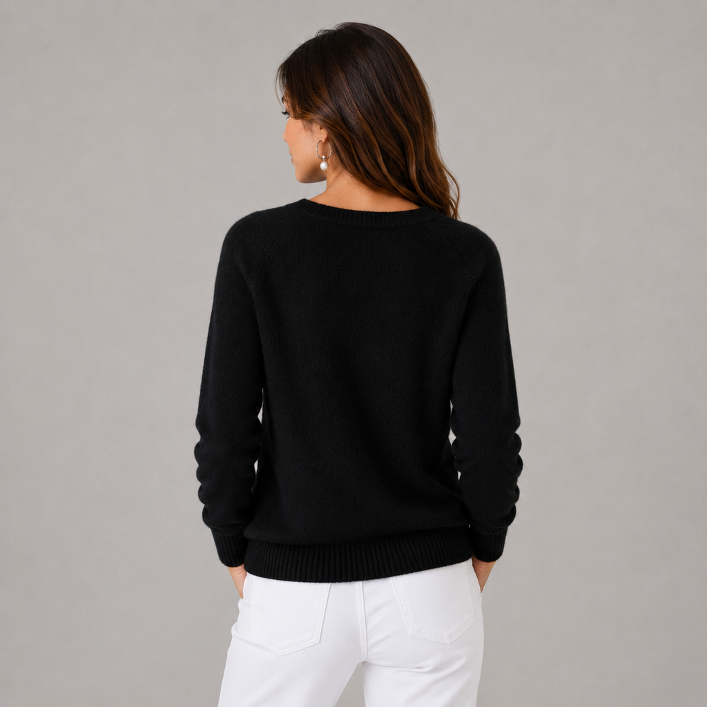 Elise Women's Soft Button-Up Sweater, view 9
