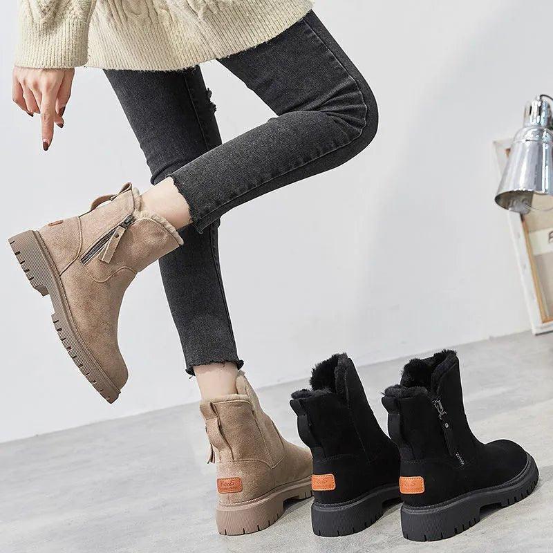 Amelia Women's Casual Winter Boots, close-up detail