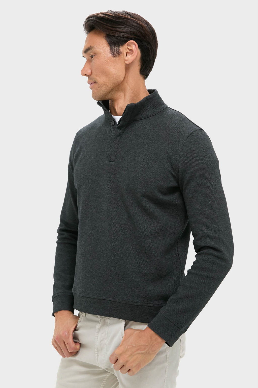Men's Heather Gray Pullover
