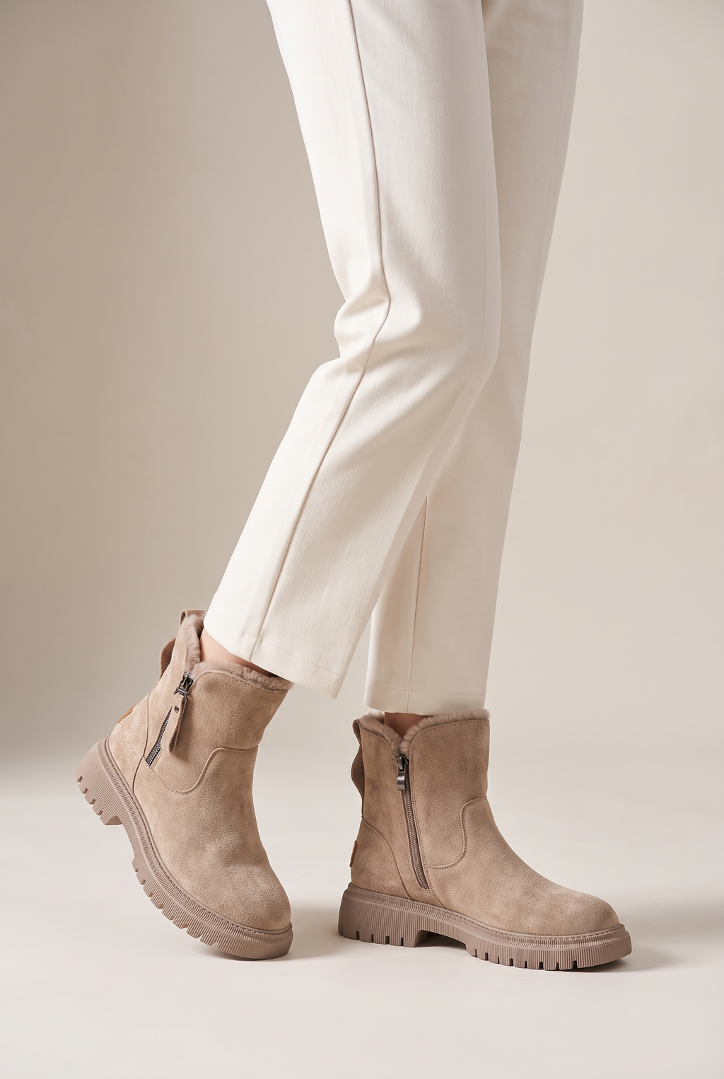 Amelia Women's Casual Winter Boots, on model