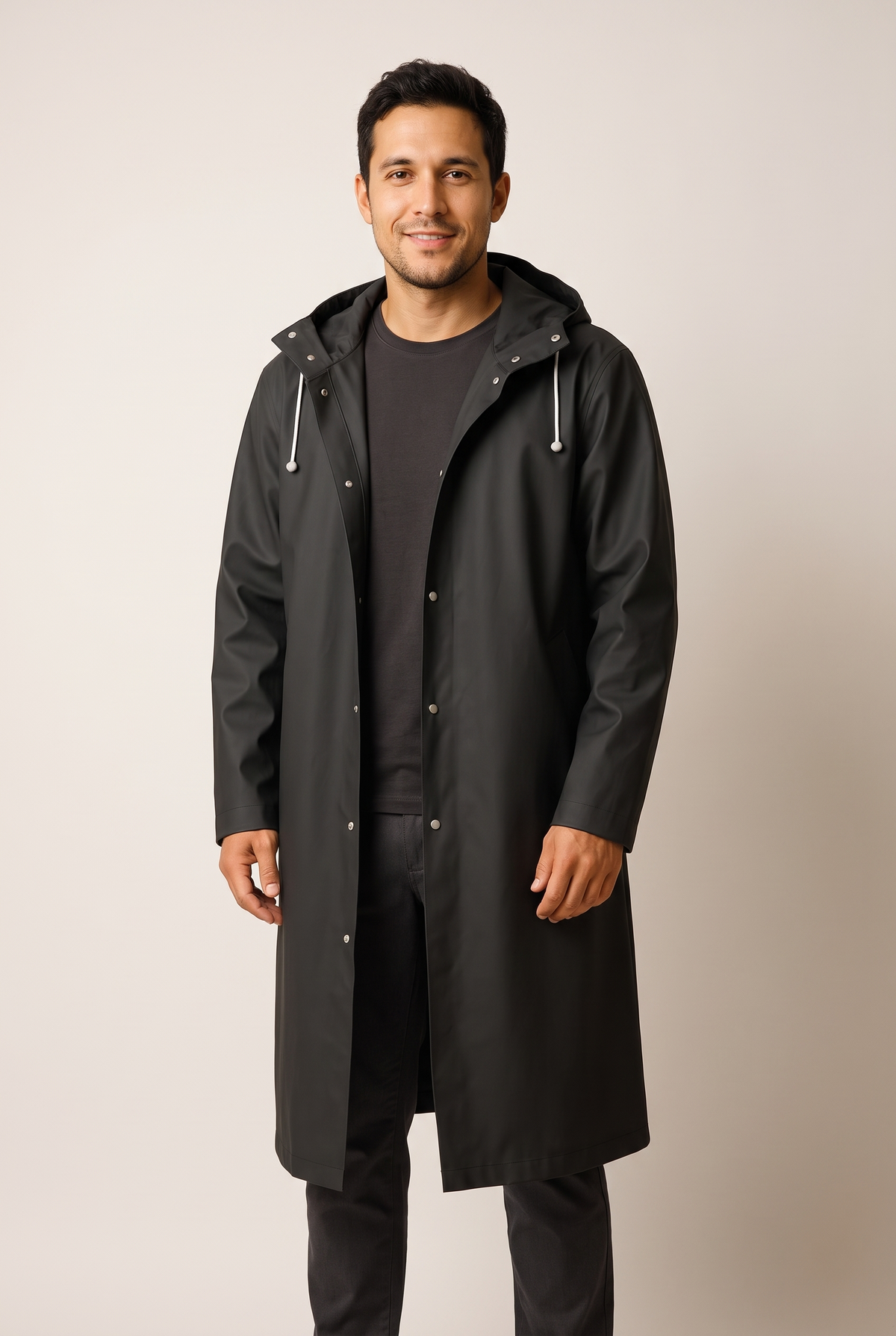 Nathan Men's Layering-Friendly Fit Adjustable Drawstring Jacket, on model