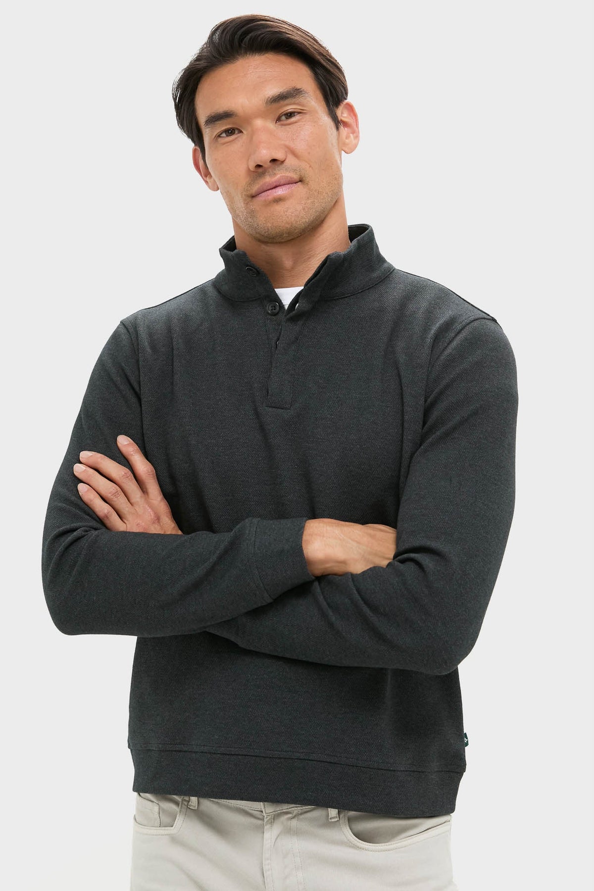 Men's Heather Gray Pullover