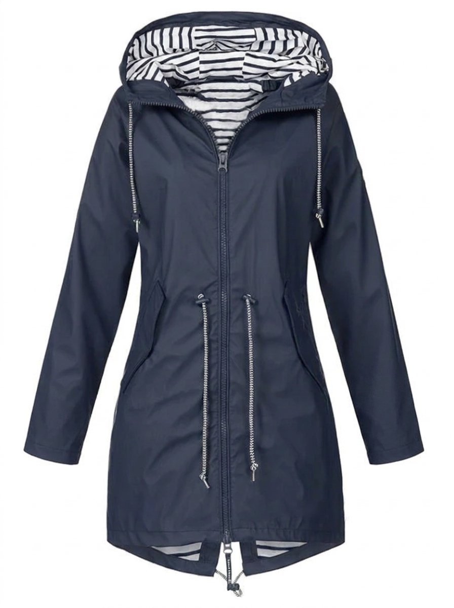 Vicky Women's Hooded Drawstring Jacket, front view